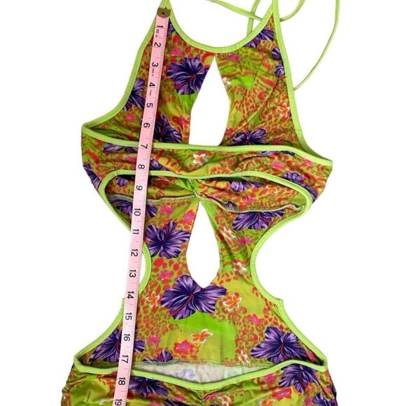 I AM GIA Green Hibiscus Print 'Valera' Maxi Dress - Picture 13 of 13